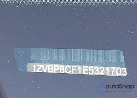 2014 Ford Mustang Gt z USA, uszkodzony, nr VIN 1ZVBP8CF1E5321703